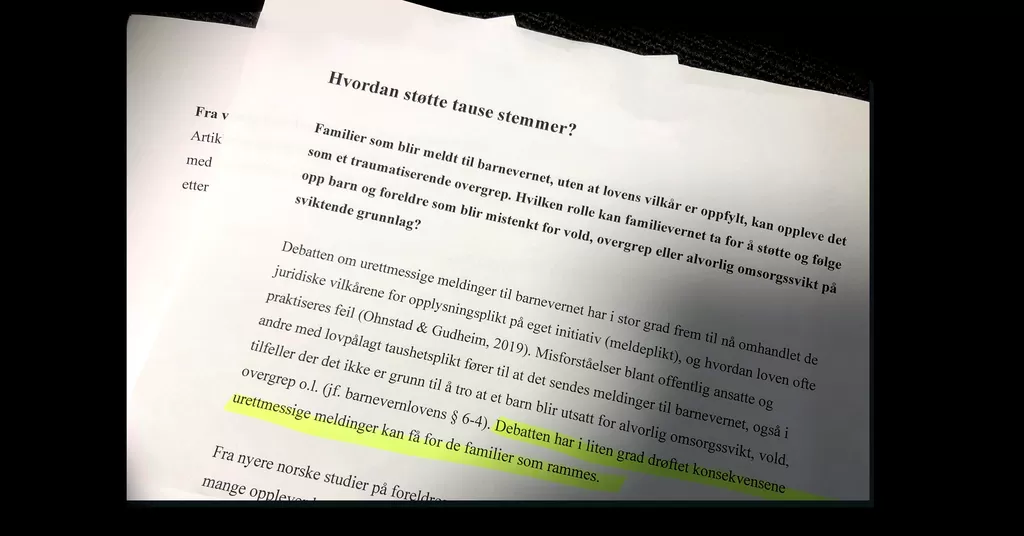 Fagartikkelen er ferdig skrevet, men blir ikke publisert. 